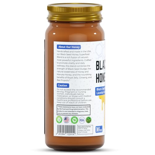 Herb To Body Black Seed Honey 16oz miniatura 3