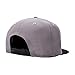 Quanhaigou Men's Spade Embroidery Snapback, Grey Skeletion Skull Baseball Hat Flat Bill Brim Poker Dad Caps,Hip Hop Boy's Cap