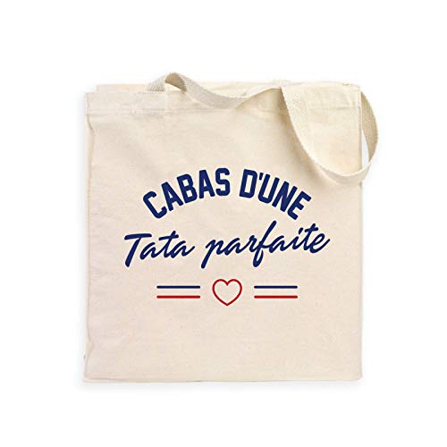 Totebag Le Cabas d'une Tata Parfaite - Produit imprimé en France - Taille: TU Cover