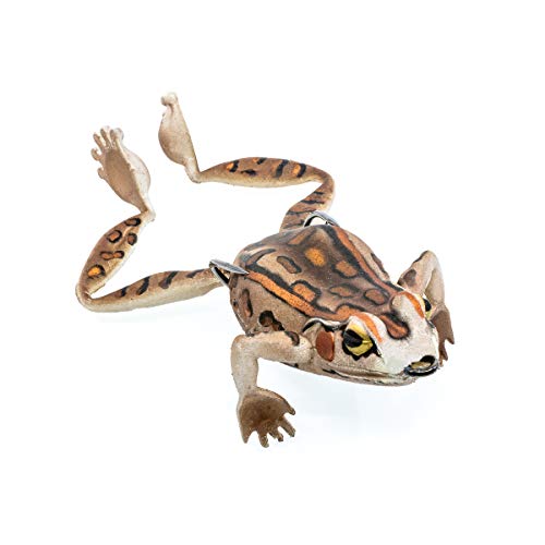 Chasebaits The Bobbin' Frog Fishing Lure (Brown Leopard, 2.55")