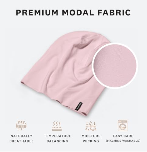 Image of Summer T-Shirt Beanie for Men & Women - Soft Modal - Slouchy Style