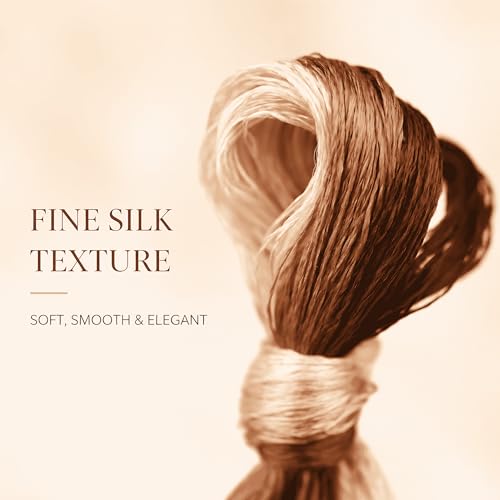 Image of Mulberry Silk Floss Embroidery Thread Floss-Cross Stitch Threads China Silk Woven Jewelry Threads DIY Sewing Kits (111)