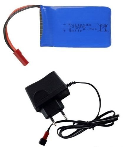WLToys YUNIQUE® CHARGER + 1 PIECE V686G Part V686-20 3.7V 730mAh Battery JJRC V686G RC FPV Quadcopter