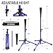 BaseGoal Batting Tee Baseball Tee,Softball Travel Portable Tee Tripod Stand Rubber Tee for Batting Training Practice with Carrying Bag