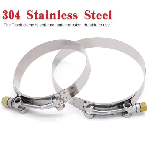 Taukealugs Straight Reducer Coupler Silicone Hose ID 4-inch to 5-inch 4-Ply with Stainless Steel T-Bolt Clamp for Automotive Turbo/Intercooler/Intake Piping by Taukealugs - Used condition - Image 7