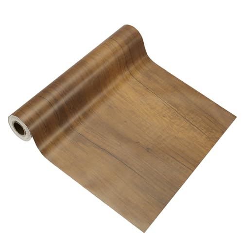 Image of PATIKIL Wood Grain Tape 12 inch x 32 ft, Self-Adhesive Wood Texture Repair Tape Realistic Wooden Effect Patch for Furniture Cabinets Floor Walls, Grain