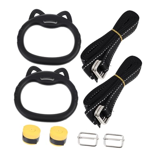 Gogogmee Indoor Training Fitness Rings Boys and Girls Pull up Ring Children Heightening Tool Straps