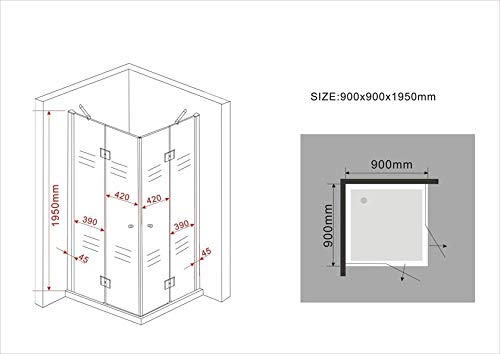 DE BESTE DOUCHE CABINE: ONTDEK DE MONETT ZWARTE DOUCHECABINE ZONDER DOUCHEBAK (90 X 90 X 195 CM)