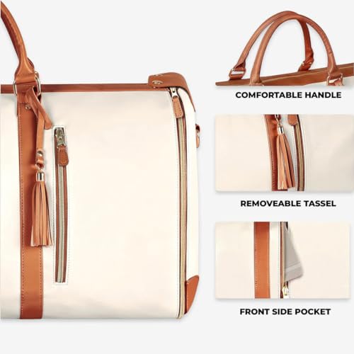 Image of Jenni Travel Bag, Jenni Bag, Jennibag Travel Bag, Garment Duffle Bags for Travel, Carry On Garment Bag, Large Capacity Multifunctional Storage Bag, Pink, Fashion