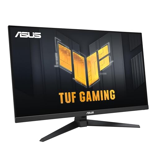 ASUS TUF Gaming VG328QA1A - 31,5 Zoll Full HD Monitor - 170 Hz, 1ms MPRT, FreeSync Premium, GameFast Input, ELMB Sync - VA Panel, 16:9, 1920x1080, DisplayPort, HDMI, Speaker, Schwarz – Bild 4