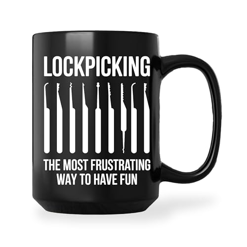 LockPicking Mug 11oz White Fun Lockpickers Fathers Day Locksmithing