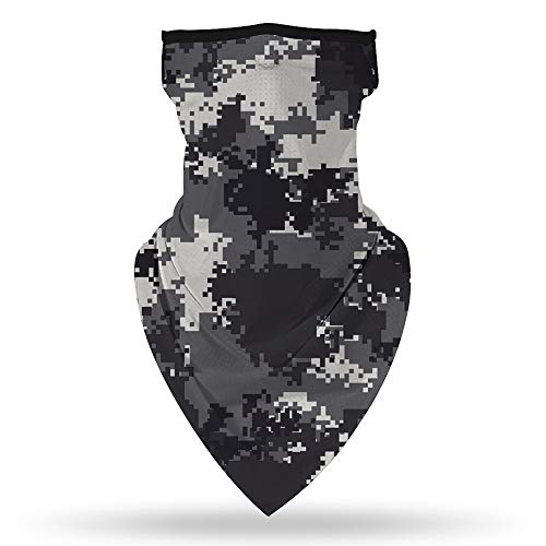 Angelife Face Mask for Man Women Bandana Balaclava with Ear Hangers Cooling Neck Gaiter Scarf
