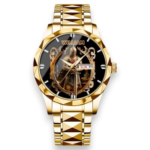Holy Knight Personalized Watch - Christian Faith Scripture Custom Watch