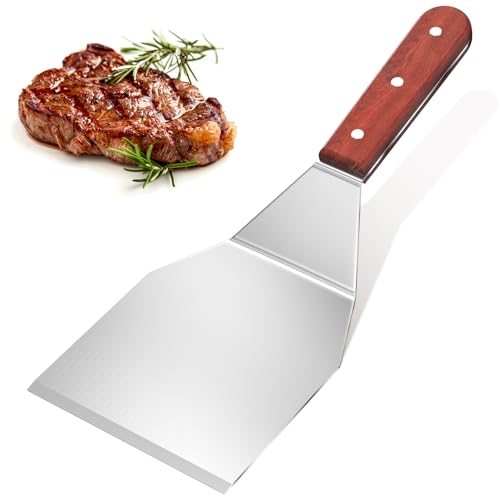 WinGluge Spachtel, Pizzaspachtel Grillspachtel für Die Küche Bbq-Reisespachtel, Pizza Pfannenwender Edelstahl Bbq-Spatel, Küchen Grill Grillwender Pachtel Bbq-Spachtel Küchenspachtel