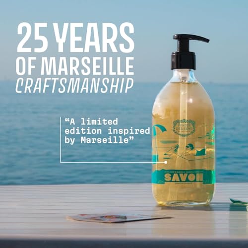 Image of Panier des Sens Olive Oil Liquid Hand Soap, 16.9 fl oz | Premium French Liquid Hand Soap | Savon de Marseille Soap | 97% Natural Ingredients | Gentle Daily Cleansing