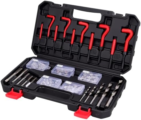 BOOMSTART 88pcs Thread Helicoil Repair Kit HSS Drill Thread Insert - View #3