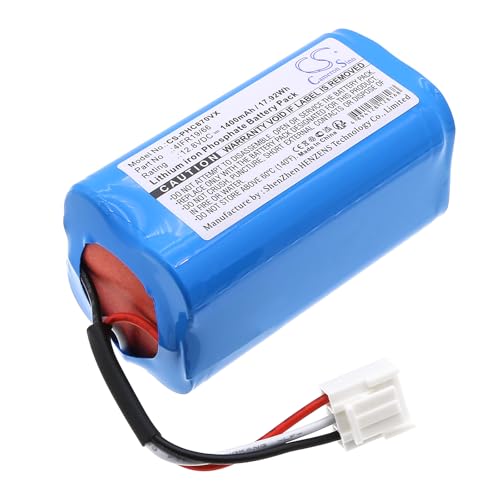 CS-PHC870VX Batteria 1400mAh compatibile con Philips FC8603 FC8700 FC8705 FC8710 SmartPro Compact per Severin Chill RB-7025 RB7022 RB7025 RB7720 sostituisce 4404048