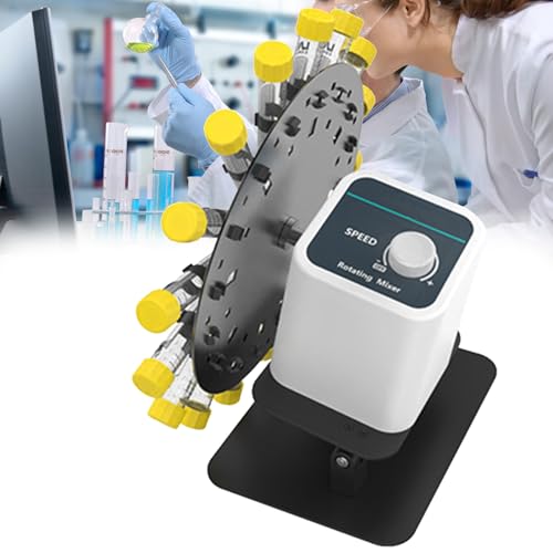 Mezclador giratorio de laboratorio para centrífuga y tubos de sangre, agitador de disco redondo RPM ajustable para una mezcla eficiente de muestras