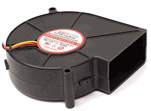 Amazon.com: Evercool EC9733H12SA-B 97 x 33mm 12V DC Blower Fan ...