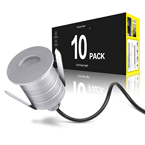 Best Cyber Deals ๐ฅ Landscape Low Voltage Deck Lights 10 Packs, Landscapestation Outdoor 1W LED Recessed Step Lights Waterproof IP67 In Ground Lighting for Step Stair Deck Pathway Garden Patio, DC 12-24V (Warm White) Best Cyber Deals ๐ฅ Landscape Low Voltage Deck Lights 10 Packs, Landscapestation Outdoor 1W LED Recessed Step Lights Waterproof IP67 In Ground Lighting for Step Stair Deck Pathway Garden Patio, DC 12-24V (Warm White)