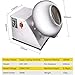 Adjustable Speed Snack Coater, One-Touch Switch, Diameter 300mm, with Constant Temperature Drying, 10-90rpm/Min, Suitable for Chocolate Shops, Food Shops, Etc.,220V