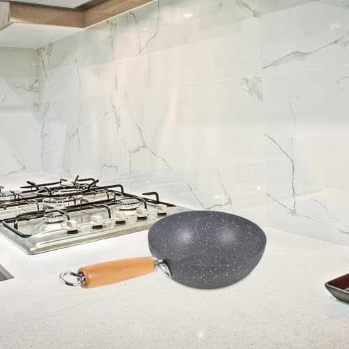 Wok pequeño con mango ergonómico compatible inducción miniatura 6