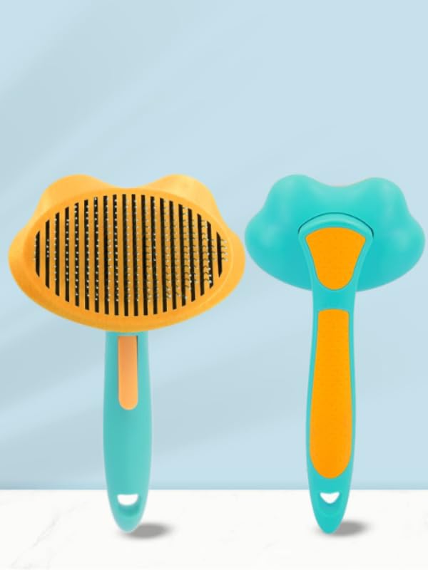 Dog Trust Pet Grooming & Cleaning Slicker BrushOne-touch self-cleaning cat hair comb, dense tooth comb, open knot comb, Pet Grooming Tool (B0CHYJHHYV) Amazon Price History, Amazon Price Tracker
