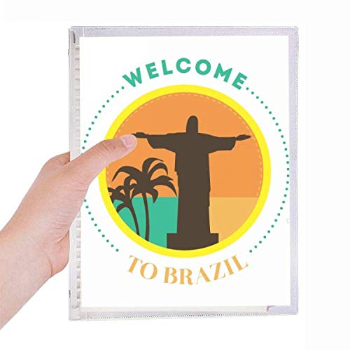 Cahier à spirale rechargeable Mount Corcovado Brésil carnet ligné