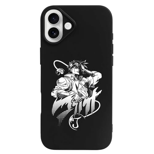 �W���W���̊�Ȗ`�� iPhone16Plus�Ή��P�[�X �ϏՌ� TPU ���^ �A�C�t�H��16Plus�J�o�[ �y�� ���菝�h�~ �X�}�z�P�[�X �l�C �L�����N�^�[ Case