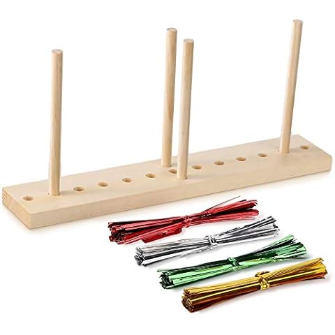 Bow Maker Tool with Scissor and Twist Ties Cover