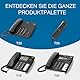 ALCATEL T56 - Schnurgebundenes Festnetztelefon - Digitales Display - Freisprechfunktion - Anrufprotokoll - Wahlwiederholungstaste - 4 Direktwahltasten - Schwarz
