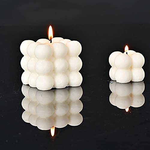2 Pack Of Candle Mold, Very Cute Silicone Mold With 20 Wicks Included For Candle Making, Soap Mold For Soap Making. #TOP3