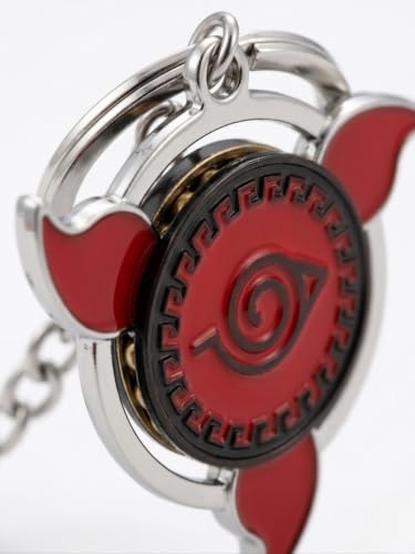 Image of Premium Metal Anime Spinner Keychain | 360 Rotating Fidget Keyring for Bike, Car & Bags | Japanese Manga & Cosplay Action Hero Designs | Pack of 1