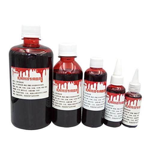 PIXNOR 30Ml de Sangue Falso Gel de Sangue de Halloween Plasma Comestível Sangue Artificial Maquiagem