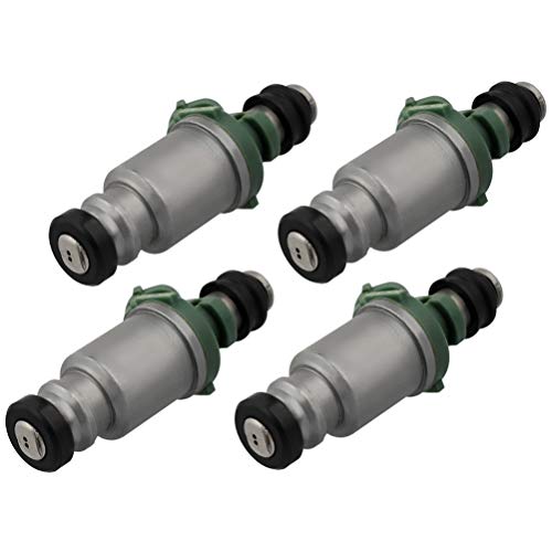 QUALINSIST 4 pcs Fuel Injectors 23250-74100 Fit for 1992-2000 for T-oyota Camry 2.2L, 1998-2000 for T-oyota RAV4 2.0L, 1999-2000 for T-oyota Solara 2.2L, 2 Holes QUALINSIST 4 pcs Fuel Injectors 23250-74100 Fit for 1992-2000 for T-oyota Camry 2.2L, 1998-2000 for T-oyota RAV4 2.0L, 1999-2000 for T-oyota Solara 2.2L, 2 Holes