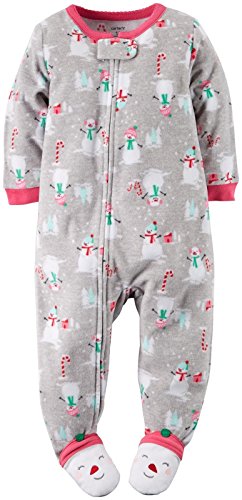 Pyjama une pièce Carter's fille 4T avec pieds pour l'hiver de votre enfant