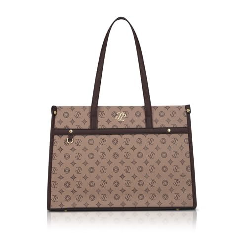 Image of Lavie Signature Women's Kentucky Colourblock Tote Laptop Bag | Tote Laptop Bag for Work | Ladies Purse | Stylish Shoulder Bag | Gift for Women