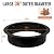 KODOM 36Inch Dia Fire Pit Ring, Large Round Fire Pit Liner, Heavy Duty Solid Steel Fire Pit Insert DIY Campfire Ring Above-Ground or In-ground