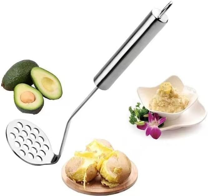 Masher, Bean, Potato, Food Masher, Avocado, Bean Masher Kitchen Tool, Smash Potato Tool, Making Avocados, Sweet Potatoes, Pumpkin and More.