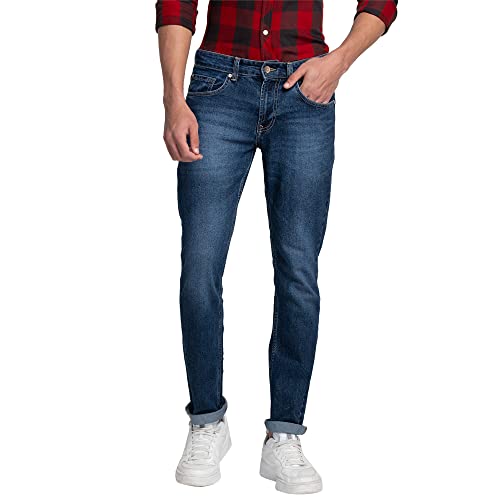 Image of Spykar Men's Rover Regular Fit Mid Rise Casual Jeans