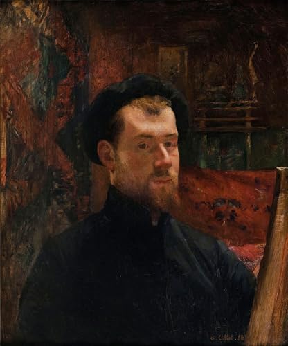 Cuadro Autoritratto di Charles Cottet para decorar salones elegantes de 60x90