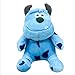 Anime Monsters University Juguetes de Peluche de Monstruo de Pelo Azul, Almohadas de muñeco de Peluche de Puntada de Dibujos Animados, Colgante Lindo Regalo de cumpleaños para niños 11cm