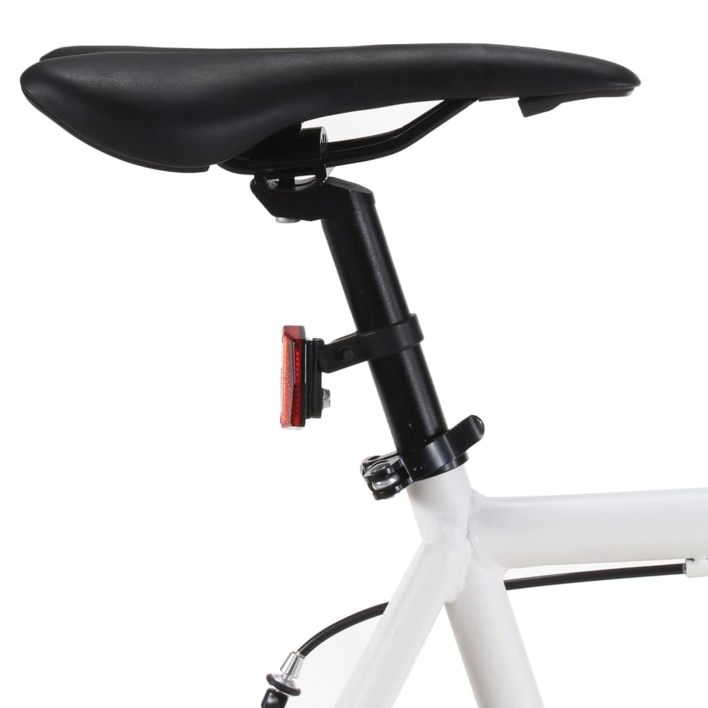 Bicicletta a scatto fisso bianco e verde 700c 55 cm biciclette