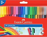 Faber-Castell F155520 Connector Pen Colour Marker 20 Pack, (11-200-A)