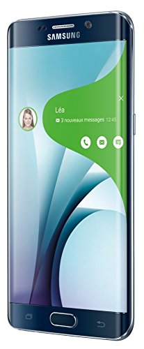 SAMSUNG Galaxy S6 Edge + - Smartphone Libre Android (Pantalla de 5.7", cámara de 16 MP, 32 GB, Android 5.1), Negro