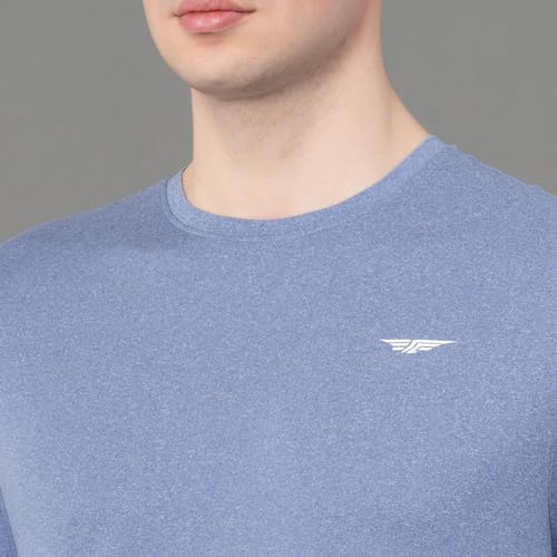 Image of Red Tape Activewear Round Neck T-Shirt for Men | Quick Dry | Anti Microbial | Stretchable