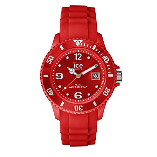 Ice-Watch - ICE forever Red - Montre rouge mixte avec bracelet en silicone - 000149 (Large)