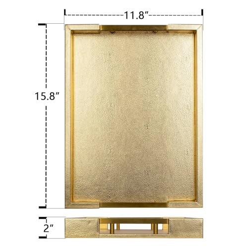 Maoname Gold Serving Tray With Handles thumb #5