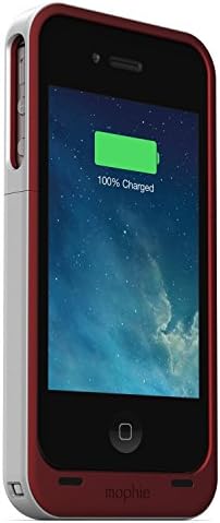 Mophie Juice Pack Air Battery Case for iPhone 4/4S - Red (Certified Refurbished)