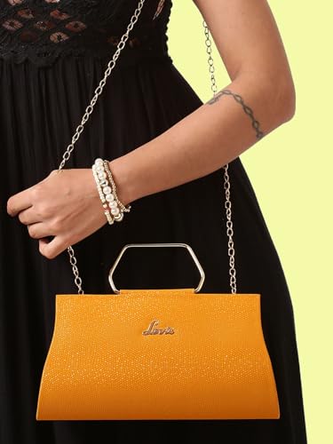 Image of Lavie Women's Pixel Handle Frame Clutch | Ladies Purse Handbag